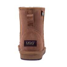 UGG auzland sheepskin UGGauzlandsheepskin Australian Mini Classic Boots Men Women Unisex Premium Sheepskin Wool Water Resistant Ankle Boots Suede Upper Chestnut - Hạt dẻ - Xem 5