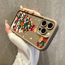 Funda protectora de teléfono con Carcasa Navideña Diseño Árbol Con Adornos Festivos regalo de moda minimalista interesante para hombres y mujeres, adecuado para iPh 16/15/15Pro/15ProMax/14/13/12/11/XsMAX, iP 17,  Max Series,A14/A15/S23 Ultra/A50/A12/A32/A52/A72/A51/A21S/A13/A14/S22 Ultra/S23/A33/A53/S20 FE,Protección completa contra caídas, resistencia a impactos y prevención de rayaduras,diseño creativo y de moda para hombres y mujeres - Blanco - Ver 10