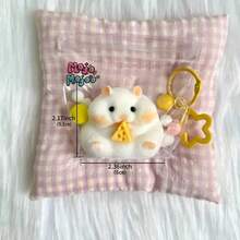 1pcs-Handmade Hamster Toys Ultra Soft Squishy Fidget Toys Squeeze Toys For Stress Relief (Hamster Yellow) - chuột đồng - Xem 10