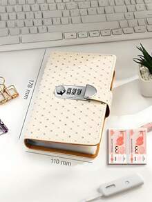 6-Color Password Lock Piggy Bank! Transparent Layer Holds Cash, Coins & Bills, Stylish INS-Inspired Colorful Savings Notebook, Perfect Gift For Girlfriend/Best Friend