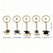 50pcs Unisex Graduation Gift Doctorate Cap Exam Inspirational Blessing Alloy Material Creative Keychain/Chain, Suitable For July Graduation Back To School Gifts, Graduation Party Favors, Bag Decorations, Phone/Car Key Chains, September Teacher's Day Gifts, Best Friend Gifts, Student/Teacher/Classmate Commemorative Gifts