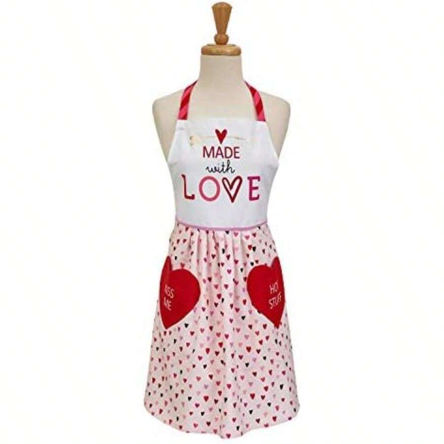 DII 100% algodón, Lavable a máquina, Fiesta, día de San Patricio y la Primavera boreales de Mantel, 152,4 cm x 213,36 cm, Verde y Blanco Comprobar con Shamrock, Asientos 6 8 Personas(Fabricado con amor Apron) - Multicolor - Ver 1