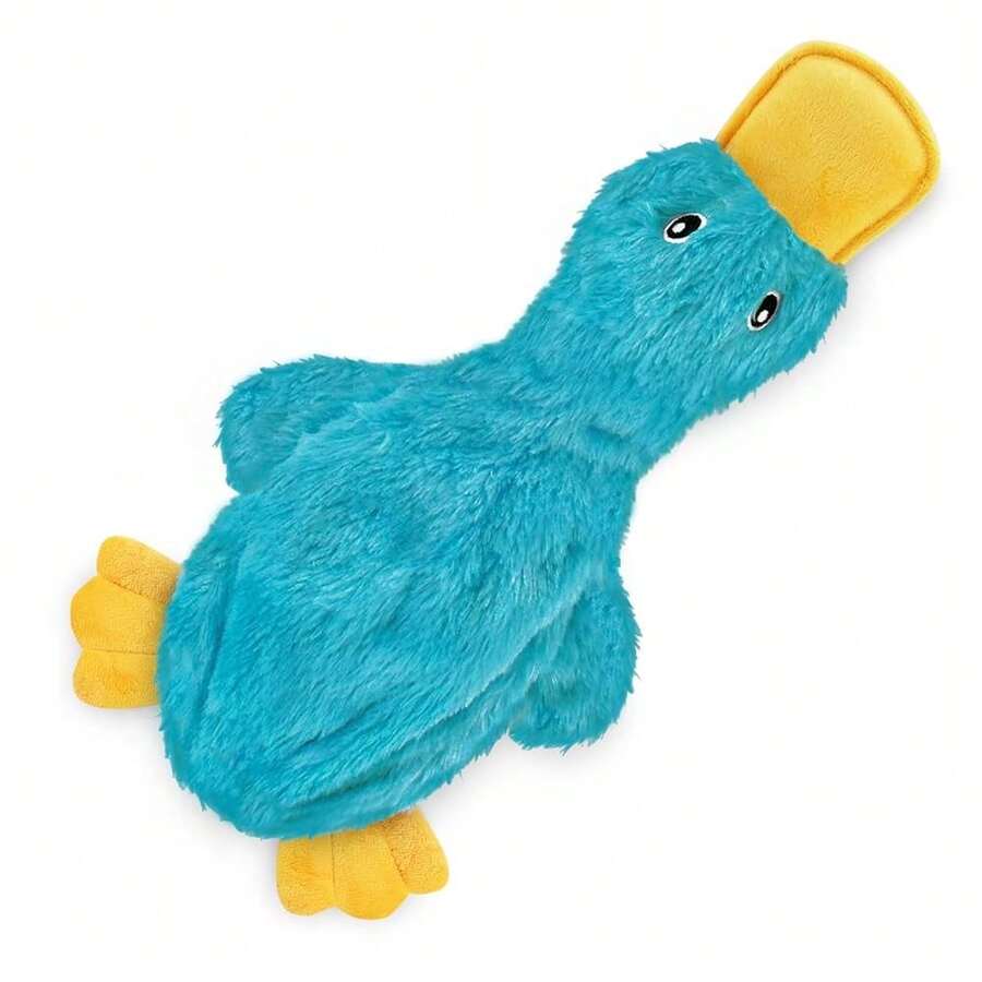 Best Pet Supplies Crinkle Dog Toy For Small, Medium, Cute No Stuffing Duck With Soft Squeaker, Fun For Indoor Puppies And Senior Pups, Pl 11ush No Mess Chew And Play - Turquoise, Large,Large(Packof1),ACrinkleDuck(Turquoise) - aCrinkleDuck(綠松石色) - 查看 1