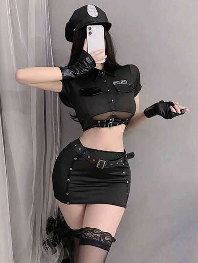 一套女士角色扮演服装，Cosplay制服，情人节服装，情人节礼物