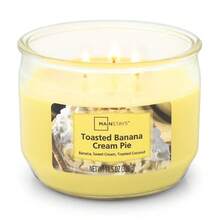 Toasted Banana Cream Pie Scented 3 Wick Candle, 11.5 Oz. - 1 - View 3