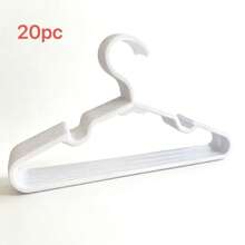 20pcs Plastic Shirt Hangers, Short Neck Shirt Hangers, Z-Shaped Shirt Hangers 30cm, Slim Lightweight Coat Hangers For Shirts Hoodies Jackets Dresses, Space-Saving Non-Slip Closet Organizers For Home Dorm Apartment, Baby Kids And Adult Wardrobe, Travel-Friendly Multi-Purpose Hangers For Seasonal Closet Refresh, Gift-Ready Back-To-School And Holiday Closet Makeover, Easy-Store Stackable Design - Multicolor - View 11