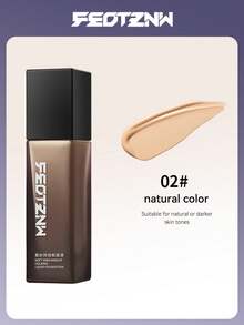 FEOTZNW 轻盈液体粉底液 - 可叠加打造完美遮瑕，保湿持久，不沾染肌肤，控油，适合所有肤质（干性和油性）。 - 02#自然色 - 查看 9