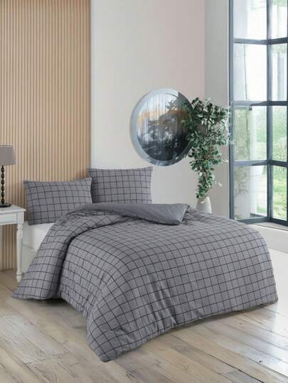 Good Morning Soft Colours Duvet Cover And Pillowcase | Red Heart Duvet Set | Turkish Cotton | 135x200 - 150x200 - 200x200 - 220x240 |