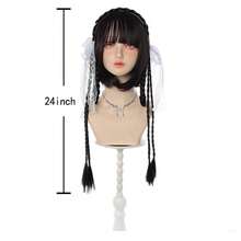 Cute Headband With Braided Hair Extensions, Volumizing Hair Accessories, Natural Fishtail Braid Wig - Multicolor - View 8