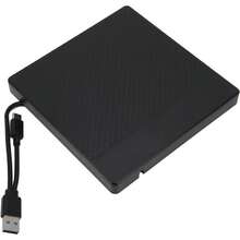 ASHATA Portátil Tipo A Tipo C USB 3.0 Externo CD DVD Caja de Unidad óptica, Transferencia de 5 Gbps, USB 3.0 Externo CD ROM Lector Regrabador Grabador Disco Duplicador Caja de Unidad - 1 - Ver 2
