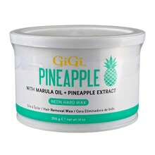 Gigi Neon Hard Wax Pineapple With Marula Oil + Pineapple Extract - 14 Oz - Get The Pineapple-Bright Glow With GiGi's Neon Hard Wax - 1 - 查看 6