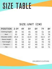 Young Girl Casual Letter & Cartoon Graphic Crew Neck Sweatshirt And Flare Pants Set, Autumn - White - View 7