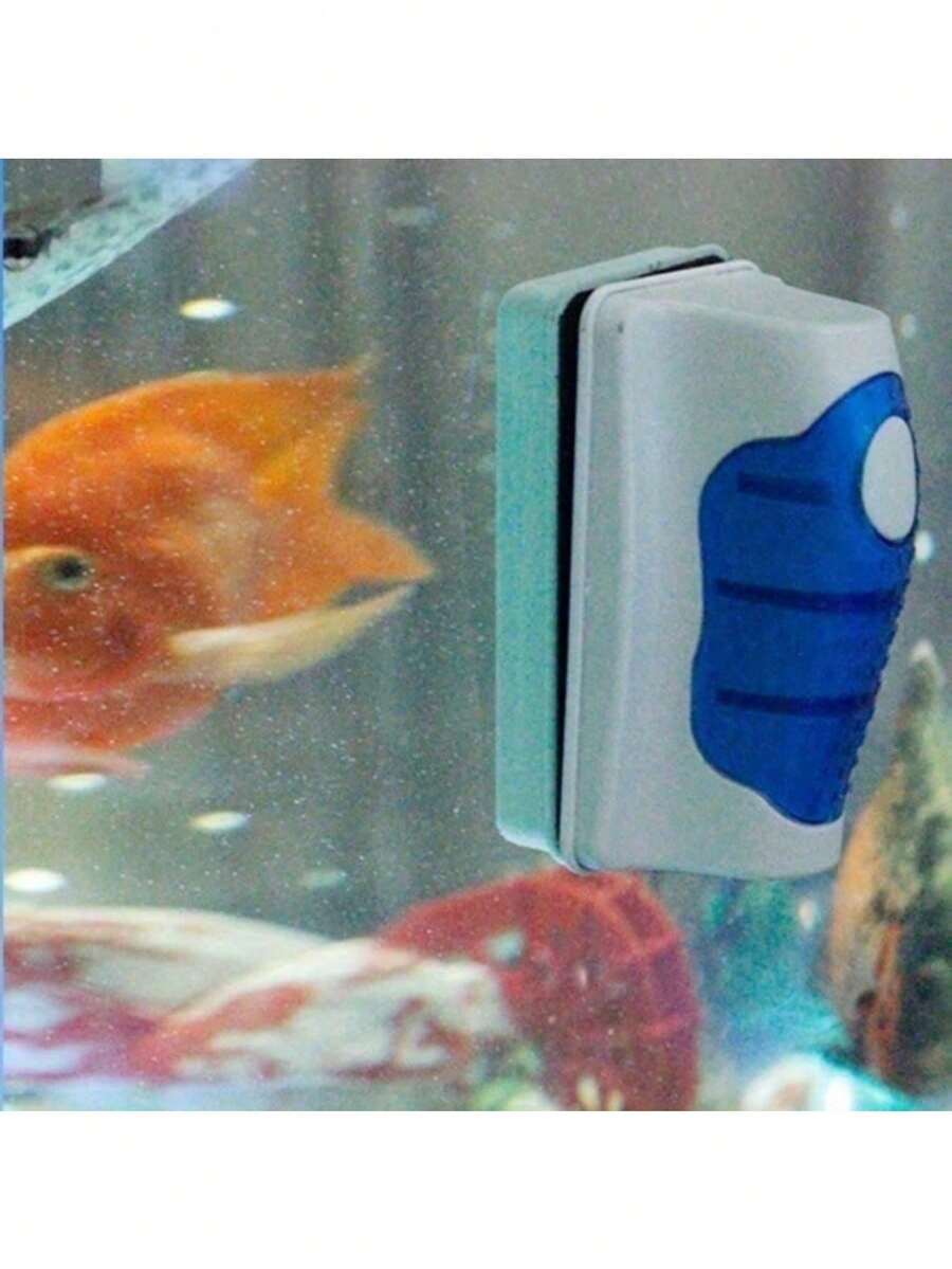 超强力磁性水族箱清洁刷：轻松滑动的顶级玻璃刮刀解决方案 - 彩色 - 查看 1