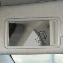 1 pieza Lindo adhesivo metálico 3D de gato, adhesivo decorativo para el espejo retrovisor del interior del automóvil - Pegatinas de gatos - Ver 6