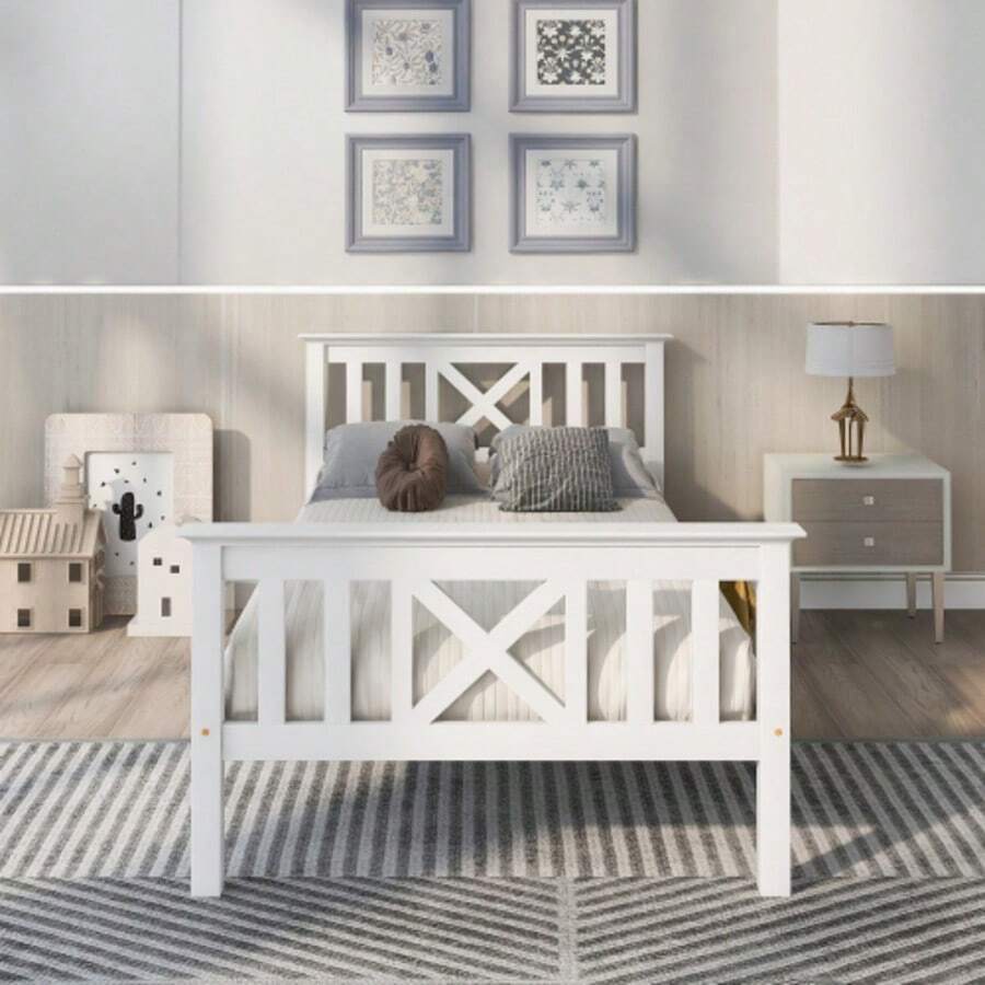Bed Frames - White - View 1
