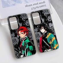 Funda de teléfono de anime  compatible con Samsung A56 A55 A54 A53 A52 A51 A36 A35 A34 A33 A32 A31 A26 A25 A24 A23 A21 A17, funda compatible con  17, funda de  17 Pro, funda de  17 Pro Max - CYbk09 - Ver 3