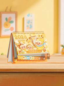 1 Lịch xoay hoạt hình năm Ngựa 2026 | Lịch lật mini dễ thương - Trang trí để bàn văn phòng | Đếm ngược ngày thi và lên kế hoạch tự giác cho học sinh - Nhiều màu - Xem 14