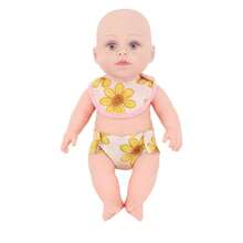 可折叠娃娃推车，花卉图案，适用于12英寸娃娃，可折叠婴儿车，适合幼儿和女孩，包含工具，逼真的娃娃推车，适合3岁及以上儿童，不含娃娃