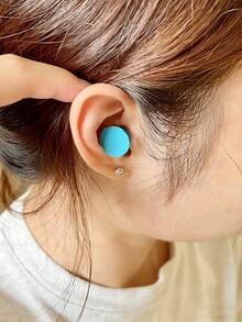 4 piezas/Tapones de oído insonorizantes y canceladores de ruido para dormitorios de estudiantes, tapones de oído de esponja para bloquear el ruido y promover el sueño, tranquilidad y a prueba de ruido por la noche. - Multicolor - Ver 5