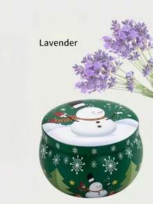 1/4pcs Christmas Candle Jar With Snowman, Reindeer And Santa Claus Design - 2.2oz Cast Iron Candle Box For Candle Making, Holiday Decorations, Party Supplies And Candy Jars, Christmas Ornaments, Festive Design, Durable Construction. - Multicolor - View 14