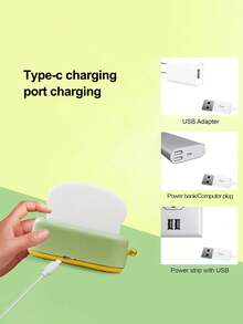 1pc Cute Bread Maker Tap Tap Night Light, Toast Shaped Soft Light Bedside Lamp, Healing Desktop Decor Ambient Light, Suitable For Bedroom Sleep Aid, Children's Room Decor, Desktop Ornament, Gift And Cozy Scenes