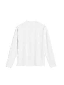270g Autumn/Winter Thermal Turtleneck Long Sleeve Base Layer, Warm, Slimming, Solid Color, White, Versatile - White - View 5