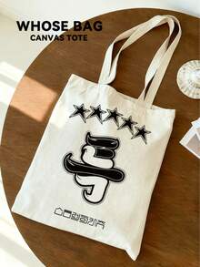 Hasbro Stray Kids/SKZ Signed Tote Bag, STAY Fan Support Gift, Suitable For Commuting And Daily Use Shopping Bag, Practical Gift Choice, Cute Christmas Gift For Stray Kids/SKZ Fans, Women's Handbag, CANVAS TOTE BAG - Multicolor - View 9