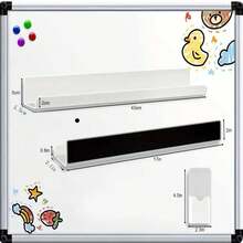 Magnetic Bookshelves, Reusable Magnetic Bookshelves And Pen Holders, Suitable For Use In Classrooms, Offices, Refrigerators, Storage Of School Supplies, Etc. - Multicolor - View 2