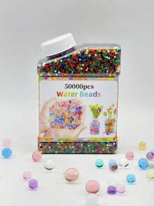 50,000颗/40,000颗/20,000颗/1,000颗彩色水珠，适用于花瓶填充、情人节装饰、婚礼装饰、生日派对装饰、插花、漂浮蜡烛、家居装饰、无土种植（彩色） - 彩色 - 查看 13