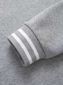 Najlepiej sprzedający się zestaw jesień/zima 2026: Wygodna i minimalistyczna bluza z żakardowym ściągaczem i mankietami, bluza z kapturem i dużymi kieszeniami, spodnie z regulowanymi sznurkami, modny nadruk z dużymi literami, idealny na co dzień jesienią i zimą, do uprawiania sportu, na zewnątrz, do noszenia w domu