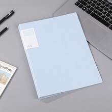 A4 File Folder With 30 Transparent Sleeves, Document Organizer Binder For Office, Exam Papers - Multicolor - View 7