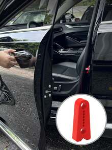 4pcs Car Door Shock Absorbing Pads, Door Lock, Sound Insulation, Quiet Cushion, Car Door Anti-Collision Strip Shock-Absorbing Gasket, Sound Insulation, Reduce Door Squeaking Noise, Reduce Door Lock Impact And Body Friction Caused By Sealing Ring - Multicolor - View 1