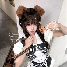 Cute Plush Dog Ears Hairpin Sweet Sister Girl Hair Accessories Headgear - 狗狗耳朵髮夾一對 - 查看 7