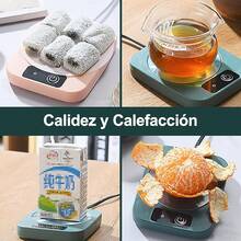 Calentador de Tazas de Café con Taza, Calentador de Tazas de Café para Escritorio, Juego Calentador de Tazas para Escritorio, Casa y Oficina, para Calentar Café, Bebida, Leche,é y Chocolate Caliente - Verde - Ver 8