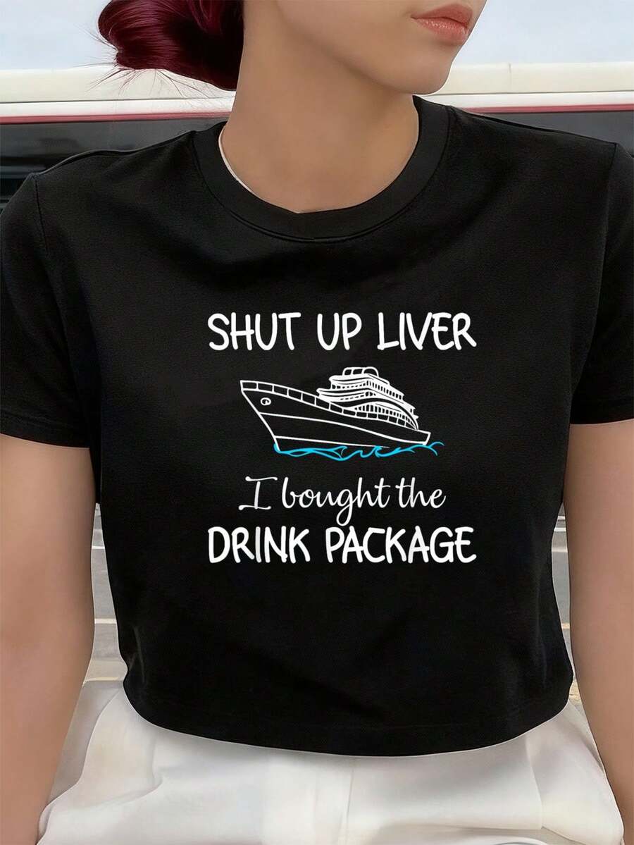 Women T-Shirts - Black - View 1