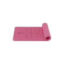 - Alfombrillas de yoga de 6 mm, tapete de gimnasia TPE, antideslizante, tapete de entrenamiento para yoga, pilates, entrenamiento de pilates, 183x 61x 0.25 pulgadas - Ciruela + 6 mm - Ver 2