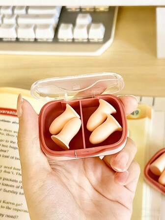 4 Stück/Schallschutz und geräuschunterdrückende Ohrstöpsel für Studentenwohnheime, Schaumstoff-Ohrstöpsel zum Blockieren von Lärm und Förderung des Schlafs, ruhig und geräuschsicher in der Nacht.