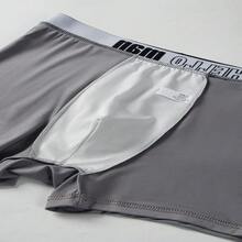 5pcs/Pack Men's Boxer Briefs, Men's Underwear, Men's Mid-Rise Boxer Shorts - Multicolor - View 7