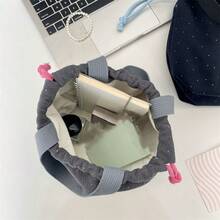 Small Polka Dot Drawstring Pouch, Multipurpose Carry Bag For Errands And Storage ,Travel Essential Bag - Multicolor - View 6