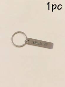 LICVIC Personalized Eyes Photo And Text Keychain, Custom Keychain, Customized Picture Stainless Steel Keychains, Customizable Keychains For Women, Keychain Charms, Anniversary, Personalized Keychain, Birthday Gifts, Bag Charm, Key Chain, Matching Keychains For Couples, Father, Casual, Unisex, Mother, Couples - Style a - View 12