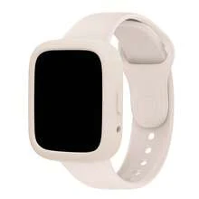 一套硅胶透气运动表带 + 硅胶保护壳，适用于 Redmi Watch 3 Active/Lite，透气防摔表带，男女通用，适用于 Redmi Watch 3，智能手表表带配件套装