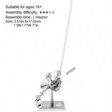 Kit Modelo de Quebra-Cabeça Metálico 3D, Fivela de Aço Inoxidável Montagem DIY Quebra-Cabeça com Design de Aeronave de Combate e Ônibus Espacial, Sem Cola Necessária, Ideal como Presente de Aniversário, Ornamento Decorativo. Modelo de Avião de Metal, Quebra-Cabeças, Presentes de Trator, Avião, Quebra-Cabeça, Modelo de Avião, Física, Jogo de Quebra-Cabeça, Navio de Guerra