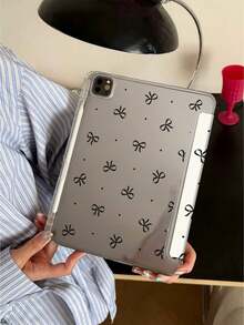 Étui de protection pour tablette Capol avec imprimé nœud à pois, compatible avec iPad 10,2 pouces, Pro 11 (2021/2020/10e génération), Mini 4/5/6, Galaxy Tab A8 10,5 pouces (modèle 2022), avec fente pour crayon, absorption des chocs, fonction de support, également compatible avec Kindle (11e génération - sortie 2024) - Multicolore - Voir 5