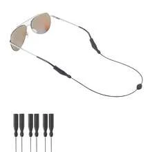 Glasses Strap - Sunglasses Strap Eyewear Retainer, No Tail Wire Eyeglasses Straps Eyewear String, Sunglass And Glasses Holder For Men, Women,  (3pcs Black),3pcsBlack-16inch - 3 chiếc màu đen-16 inch - Xem 2