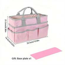 1pc Car Trunk Storage Rack Folding Carrying Box For Camping, Large Capacity Car Storage Box Trunk Reinforcement Handle, Foldable Multi-Component Storage Rack, Foldable Waterproof Nylon Polyester - Multicolor - View 21