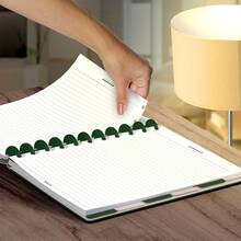 Disco Notebook + Iscool Hardcover 140 Sheets Smart Solid Colors - Army Green - View 11