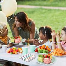 144 Pcs 48 Guests Floral Tea Party Plates And Napkins Party Supplies Vintage Scalloped Floral Paper Plates Napkins Disposable Tableware For Birthday Bridal Baby Shower Wedding Decorations - Tiệc mùa hè - Xem 7