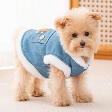 Hundegeschirr-Kleidung für Teddy & kleine/mittlere Hunde (Hinweis: Neue und alte Stile werden zufällig versendet) - Blau - Übersicht 6