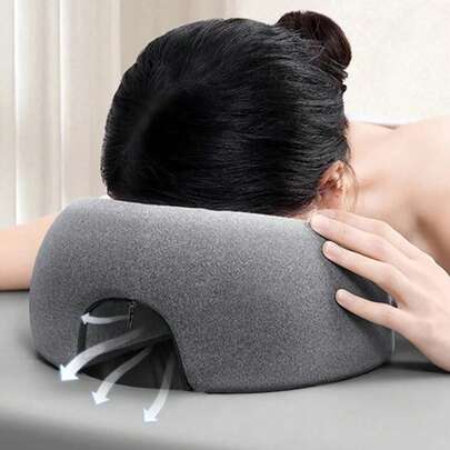Gối úp mặt Gối ngủ trưa để bàn Gối nằm sấp Thoải mái bằng mút hoạt tính Công thái học Tựa đầu mát-xa tại nhà cho tiệm làm đẹp