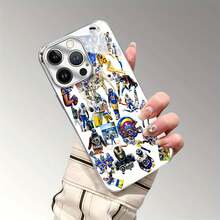 Estuche para teléfono Team Spirit de Los Angeles Rams Compatible con estuches para teléfonos   17  16 Pro Max  15 Pro Max  13 y  12 Hecho de material de TPU que brinda protección contra golpes y caídas Un gran regalo para familiares, amigos, seres queridos, novios, novias y para la temporada de fútbol - Plateado - Ver 3